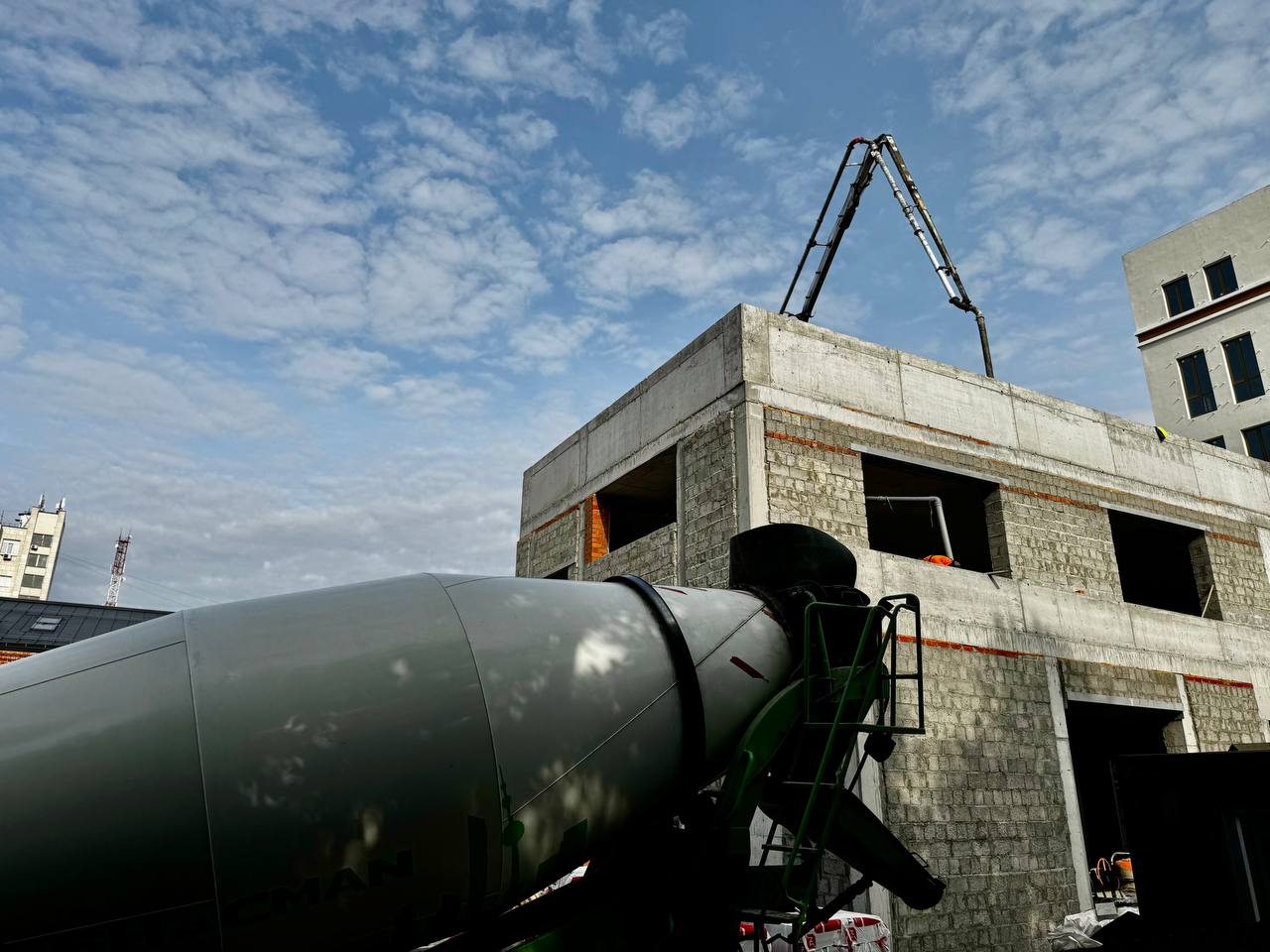 Заливка монолитного железобетонного перекрытия, фото 3