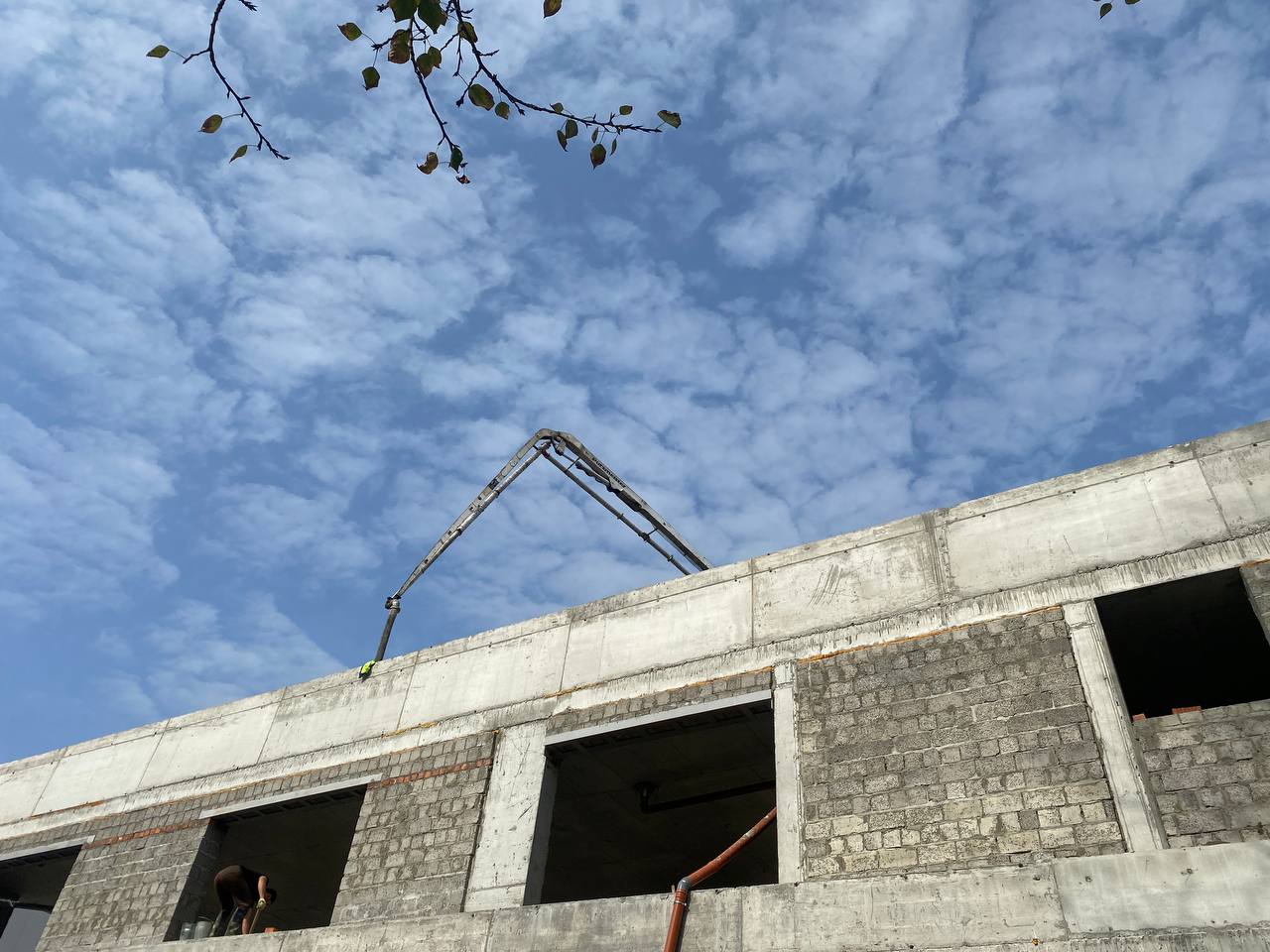 Заливка монолитного железобетонного перекрытия, фото 5